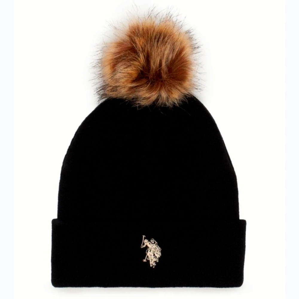 U.S. Polo Pom Pom Beanie